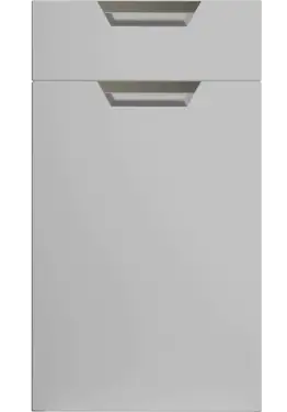 Click Here To Enlarge This Photo Of Bella Matt Dove Grey : Style : Segreto. MDF Vinyl Wrapped Door/Drawer