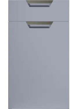 Click Here To Enlarge This Photo Of Bella Supermatt Denim : Style : Segreto. MDF Vinyl Wrapped Door/Drawer