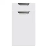 Bella Supermatt White : Style : Segreto. MDF Vinyl Wrapped Door/Drawer