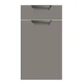 Bella Supermatt Dust Grey : Style : Segreto. MDF Vinyl Wrapped Door/Drawer