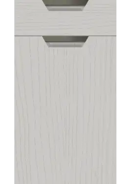 Click Here To Enlarge This Photo Of Bella Paintflow Matt Light Grey : Style : Segreto. MDF Vinyl Wrapped Door/Drawer