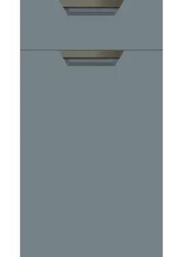 Click Here To Enlarge This Photo Of Bella Supermatt Mood Grey : Style : Segreto. MDF Vinyl Wrapped Door/Drawer