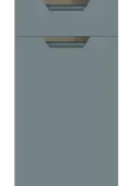 Bella Supermatt Mood Grey : Style : Segreto. MDF Vinyl Wrapped Door/Drawer