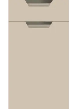 Click Here To Enlarge This Photo Of Bella Supermatt Macademia : Style : Segreto. MDF Vinyl Wrapped Door/Drawer