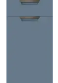 Bella Supermatt Misty Blue : Style : Segreto. MDF Vinyl Wrapped Door/Drawer