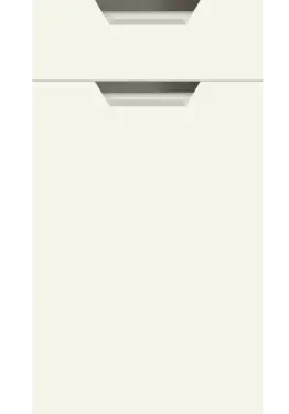 Click Here To Enlarge This Photo Of Bella Supermatt White Grey : Style : Segreto. MDF Vinyl Wrapped Door/Drawer