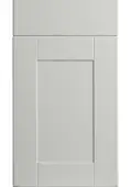 Bella Satin White : Style : Shaker. MDF Vinyl Wrapped Door/Drawer