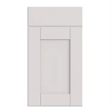 Click Here To Enlarge This Photo Of Bella Supermatt Dove Grey : Style : Shaker. MDF Vinyl Wrapped Door/Drawer