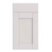 Bella Supermatt Dove Grey : Style : Shaker. MDF Vinyl Wrapped Door/Drawer