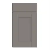 Bella Supermatt Dust Grey : Style : Shaker. MDF Vinyl Wrapped Door/Drawer