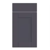 Bella Supermatt Indigo Blue : Style : Shaker. MDF Vinyl Wrapped Door/Drawer