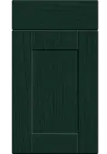 Bella Paintflow Matt Fir Green : Style : Shaker. MDF Vinyl Wrapped Door/Drawer