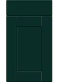 Bella Supermatt Fir Green : Style : Shaker. MDF Vinyl Wrapped Door/Drawer