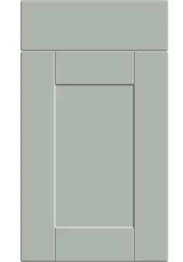 Click Here To Enlarge This Photo Of Bella Matt Pistachio Green : Style : Shaker. MDF Vinyl Wrapped Door/Drawer
