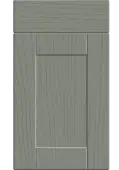 Bella Paintflow Matt Sage Green : Style : Shaker. MDF Vinyl Wrapped Door/Drawer
