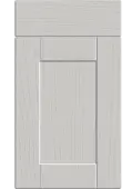 Bella Paintflow Matt Light Grey : Style : Shaker. MDF Vinyl Wrapped Door/Drawer