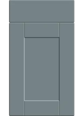 Click Here To Enlarge This Photo Of Bella Supermatt Mood Grey : Style : Shaker. MDF Vinyl Wrapped Door/Drawer