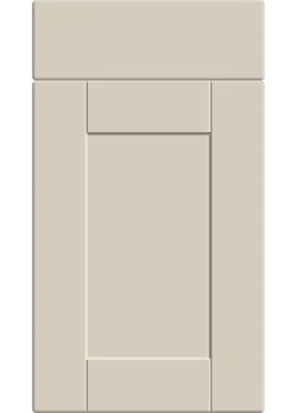 Click Here To Enlarge This Photo Of Bella Supermatt Taupe Grey : Style : Shaker. MDF Vinyl Wrapped Door/Drawer