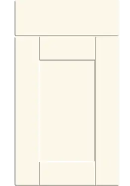 Click Here To Enlarge This Photo Of Bella Antique White : Style : Shaker. MDF Vinyl Wrapped Door/Drawer