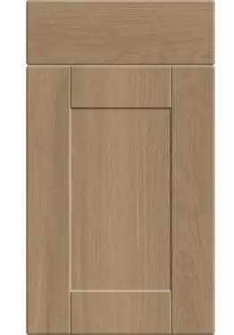 Click Here To Enlarge This Photo Of Bella Canella Oak : Style : Shaker. MDF Vinyl Wrapped Door/Drawer