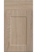 Bella Cremona Oak Cannolo : Style : Shaker. MDF Vinyl Wrapped Door/Drawer