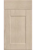 Bella Cremona Oak Cotta : Style : Shaker. MDF Vinyl Wrapped Door/Drawer