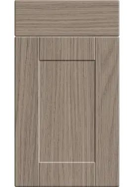 Click Here To Enlarge This Photo Of Bella Grey Vicenza Oak : Style : Shaker. MDF Vinyl Wrapped Door/Drawer