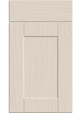 Click Here To Enlarge This Photo Of Bella Paintflow Taupe Grey : Style : Shaker. MDF Vinyl Wrapped Door/Drawer