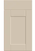 Bella Supermatt Macademia : Style : Shaker. MDF Vinyl Wrapped Door/Drawer