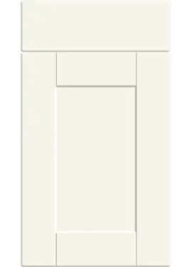 Click Here To Enlarge This Photo Of Bella Supermatt White Grey : Style : Shaker. MDF Vinyl Wrapped Door/Drawer