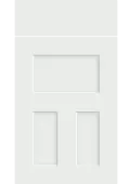 Bella Satin White : Style : Stratford. MDF Vinyl Wrapped Door/Drawer