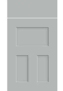 Click Here To Enlarge This Photo Of Bella Matt Dove Grey : Style : Stratford. MDF Vinyl Wrapped Door/Drawer