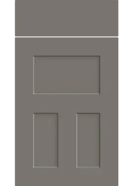 Click Here To Enlarge This Photo Of Bella Supermatt Taupe : Style : Stratford. MDF Vinyl Wrapped Door/Drawer