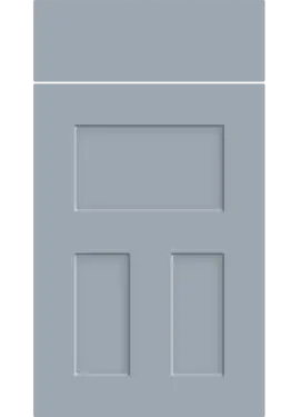 Click Here To Enlarge This Photo Of Bella Supermatt Denim : Style : Stratford. MDF Vinyl Wrapped Door/Drawer