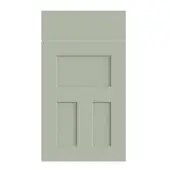 Bella Supermatt Sage Green : Style : Stratford. MDF Vinyl Wrapped Door/Drawer