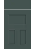 Bella Supermatt Kombu Green : Style : Stratford. MDF Vinyl Wrapped Door/Drawer