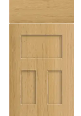 Click Here To Enlarge This Photo Of Bella Lissa Oak : Style : Stratford. MDF Vinyl Wrapped Door/Drawer