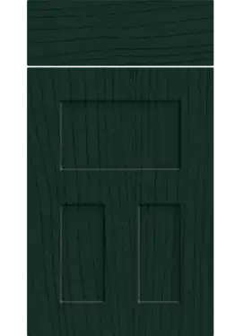 Click Here To Enlarge This Photo Of Bella Paintflow Matt Fir Green : Style : Stratford. MDF Vinyl Wrapped Door/Drawer