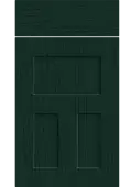 Bella Paintflow Matt Fir Green : Style : Stratford. MDF Vinyl Wrapped Door/Drawer