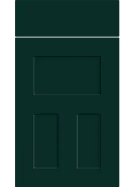 Click Here To Enlarge This Photo Of Bella Supermatt Fir Green : Style : Stratford. MDF Vinyl Wrapped Door/Drawer