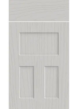 Click Here To Enlarge This Photo Of Bella Paintflow Matt Light Grey : Style : Stratford. MDF Vinyl Wrapped Door/Drawer