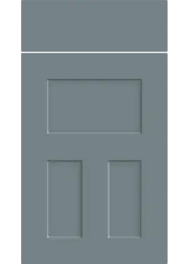 Click Here To Enlarge This Photo Of Bella Supermatt Mood Grey : Style : Stratford. MDF Vinyl Wrapped Door/Drawer