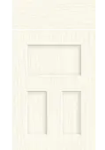 Bella Paintflow Matt White : Style : Stratford. MDF Vinyl Wrapped Door/Drawer