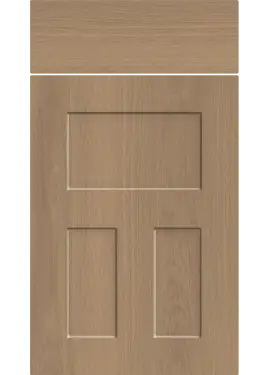 Click Here To Enlarge This Photo Of Bella Canella Oak : Style : Stratford. MDF Vinyl Wrapped Door/Drawer