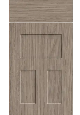 Click Here To Enlarge This Photo Of Bella Grey Vicenza Oak : Style : Stratford. MDF Vinyl Wrapped Door/Drawer