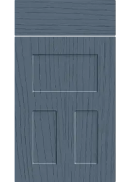 Click Here To Enlarge This Photo Of Bella Paintflow Colonial Blue : Style : Stratford. MDF Vinyl Wrapped Door/Drawer