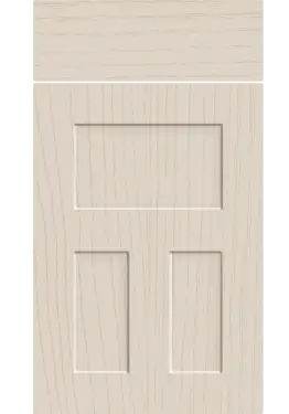 Click Here To Enlarge This Photo Of Bella Paintflow Taupe Grey : Style : Stratford. MDF Vinyl Wrapped Door/Drawer