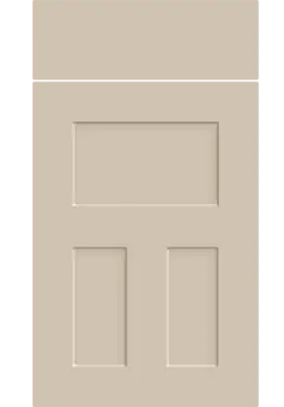 Click Here To Enlarge This Photo Of Bella Supermatt Macademia : Style : Stratford. MDF Vinyl Wrapped Door/Drawer