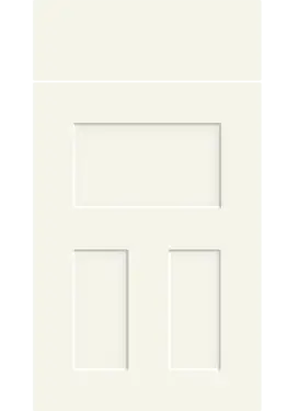 Click Here To Enlarge This Photo Of Bella Supermatt White Grey : Style : Stratford. MDF Vinyl Wrapped Door/Drawer