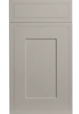 Click Here To Enlarge This Photo Of Bella Supermatt Pebble : Style : Tullymore. MDF Vinyl Wrapped Door/Drawer